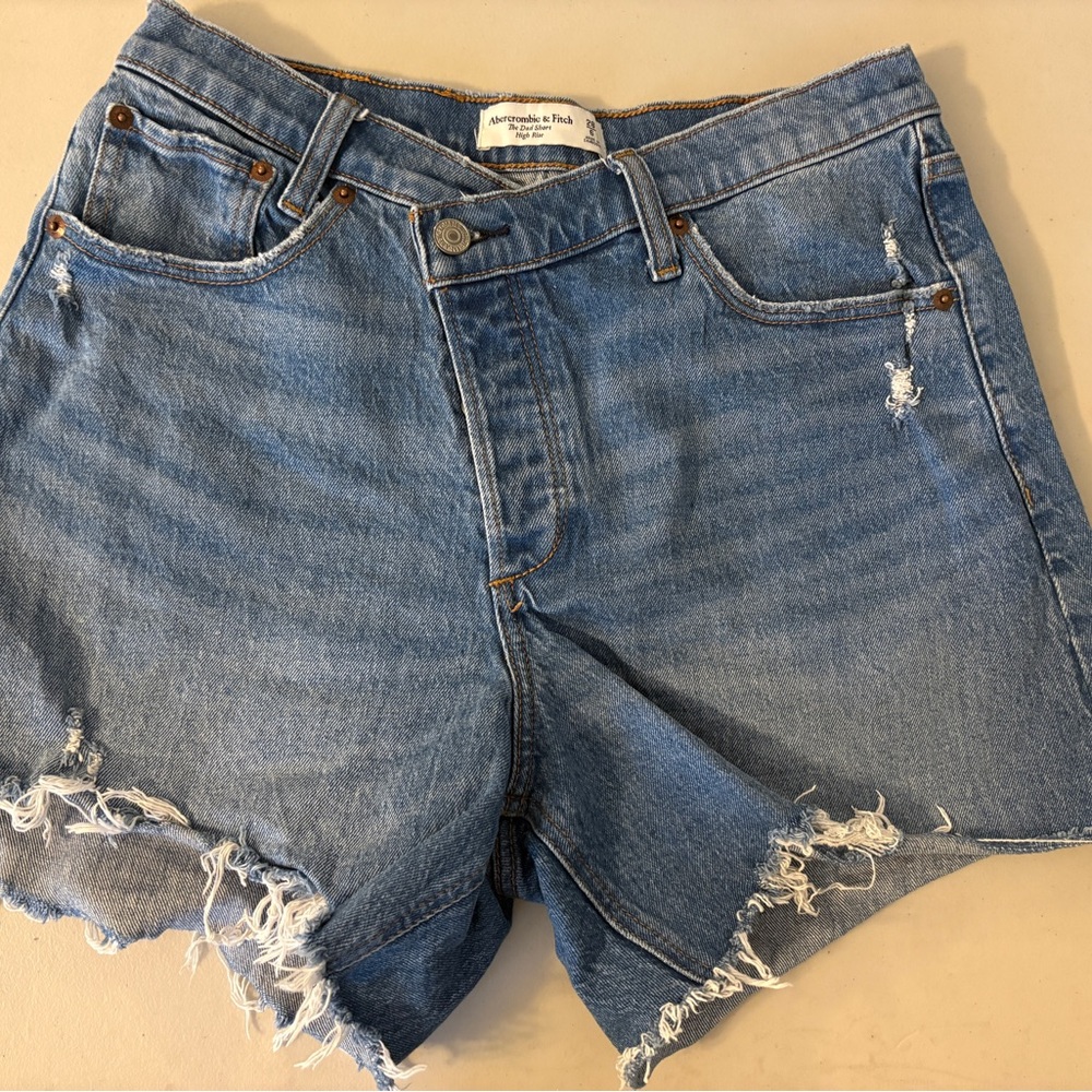 Abercrombie & Fitch Blue Denim Women's Shorts